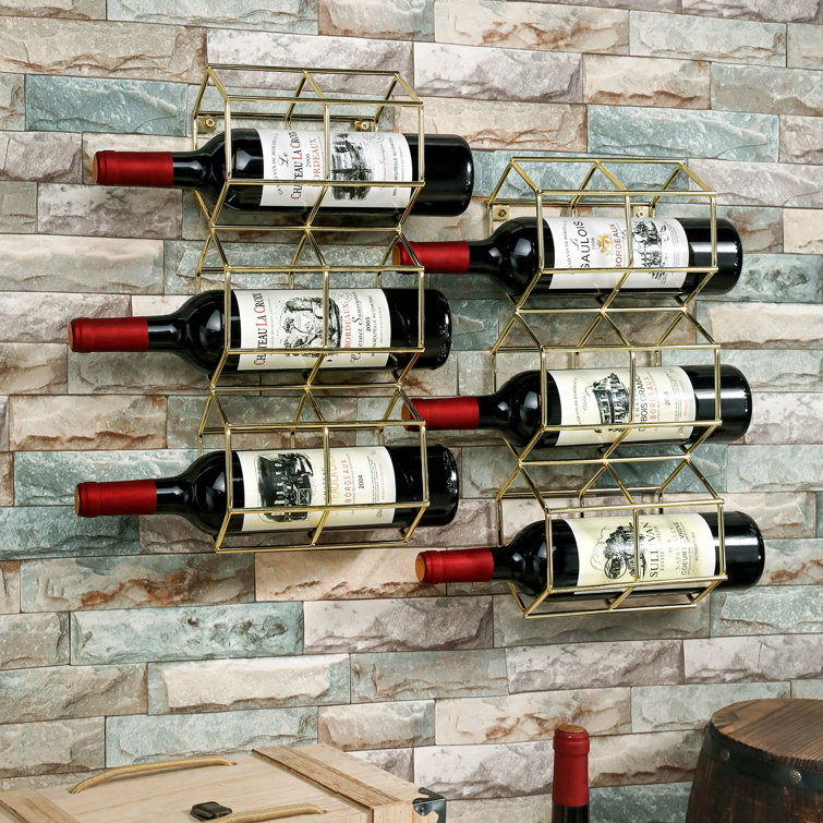 Brass wine online racks